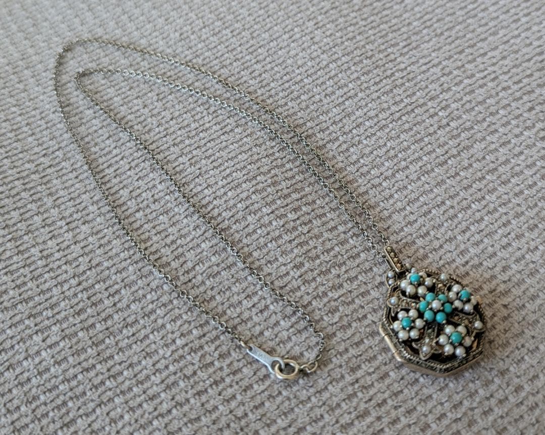 ROKUZAN 碌山 ロケットペンダント SILVER 925 ターコイズ