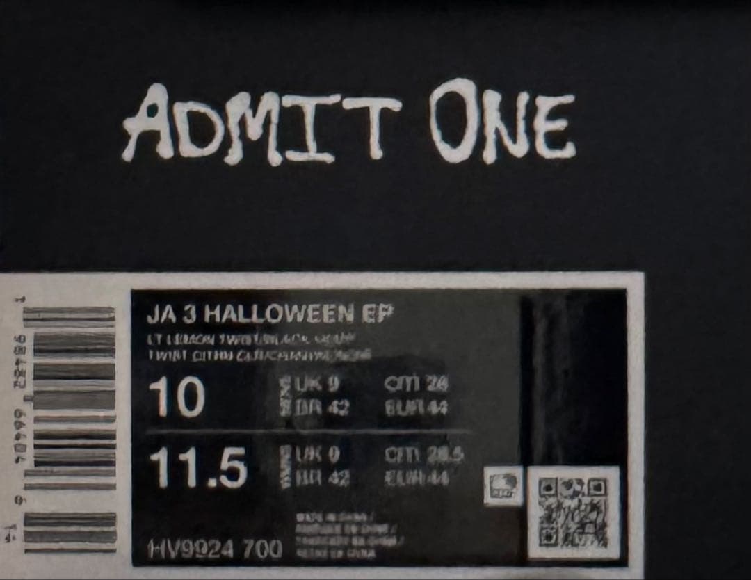 シューズ(男性用) Nike Ja 3 \"Spooky Season\" 28cm