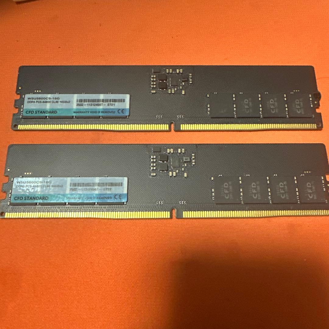 CFD STANDARD DDR5 メモリー 16GBx2