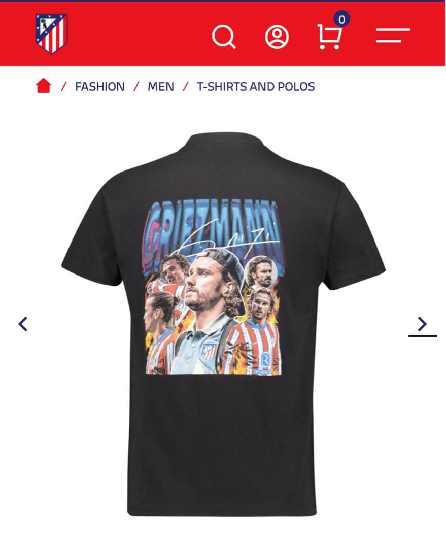 グリーズマン　アトレティコマドリード歴代最多得点記念Tシャツ