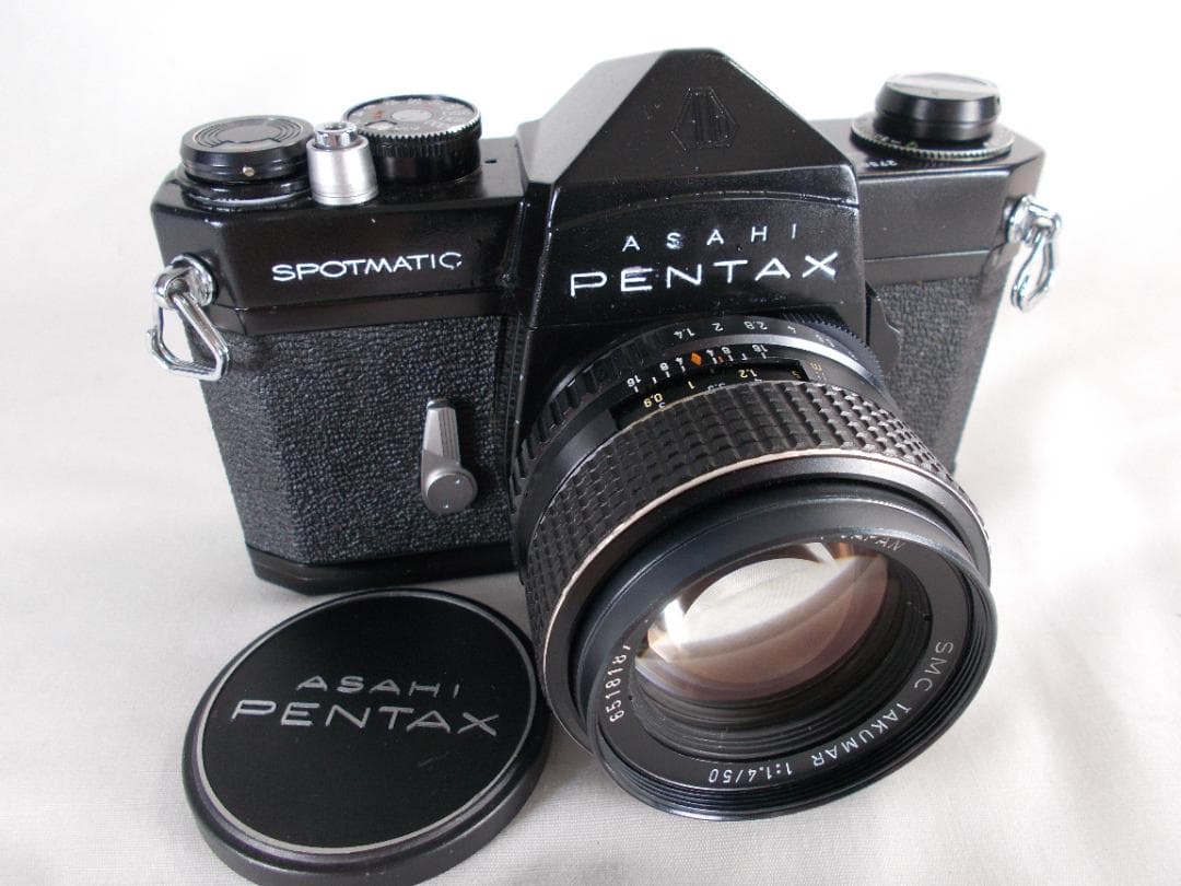 フィルムカメラ 整備済　Pentax SP　+ レンズ f/1.4　T283