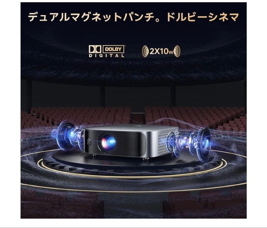 プロジェクター 家庭用 小型1200Ansi 4K対応 プロジェクター 天井吊り