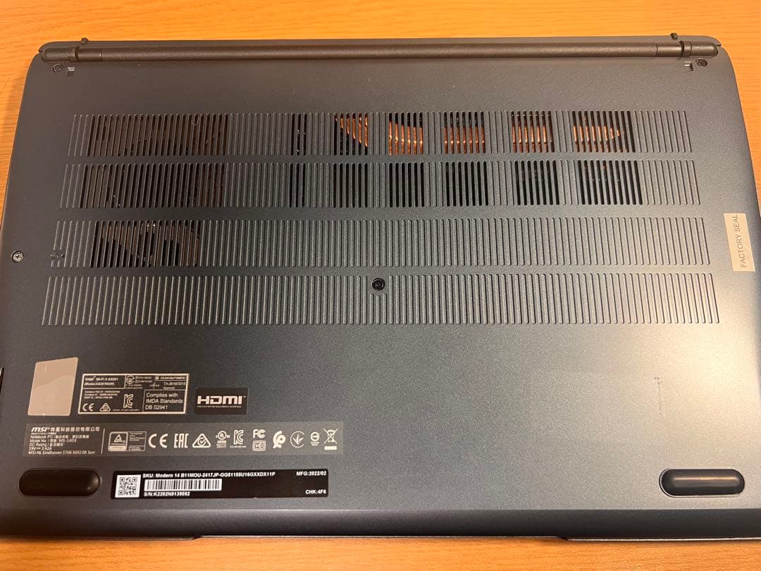 MSI ノートパソコン pc