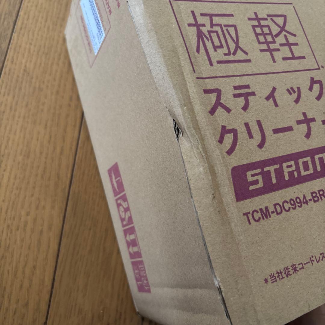 TCM-DC994-BR コードレス極軽スティッククリーナー STRONG