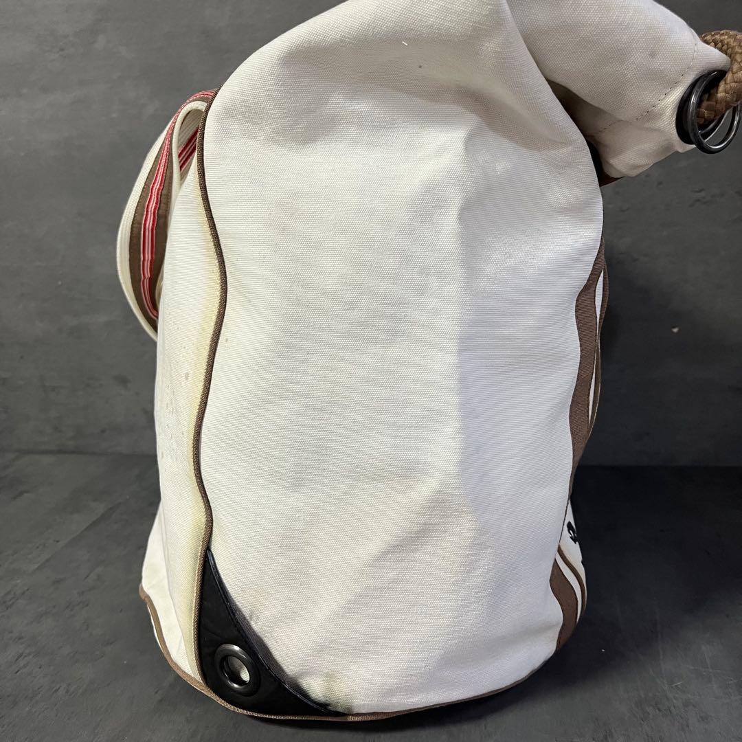 ボッテガヴェネタ キャンバスボンサック ワンショルダーバッグ