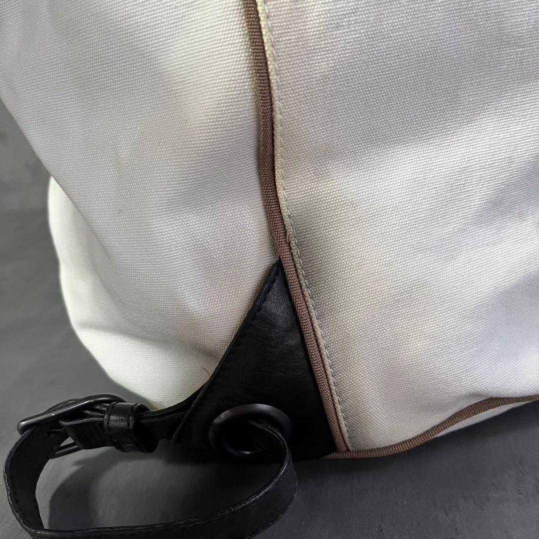 ボッテガヴェネタ キャンバスボンサック ワンショルダーバッグ