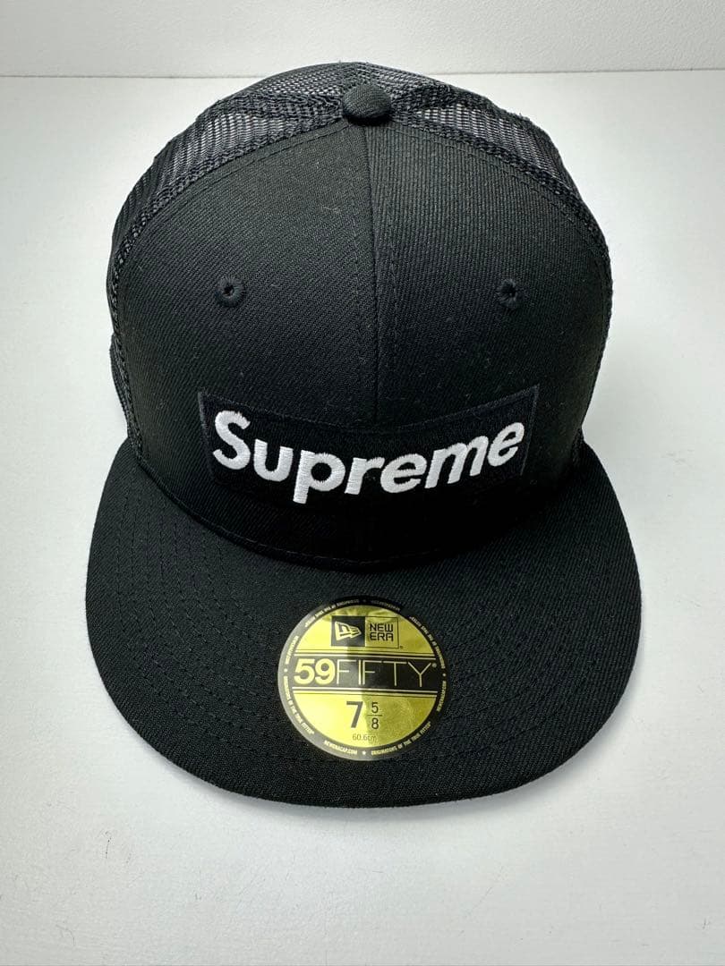 帽子 supreme Box Logo Mesh Back New Era 7 5/8