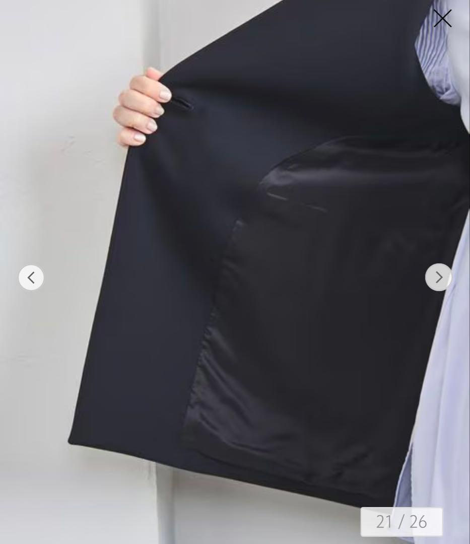 もこ　ユナイテッドアローズ　ダブルクロス ミドルベスト