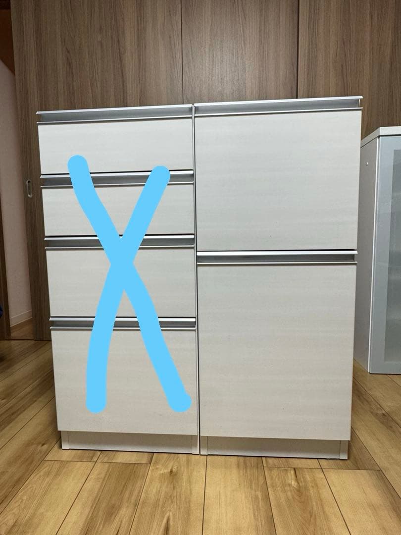 ニトリ キッチンボード 下台 チェルシー ストッカー 40cm幅