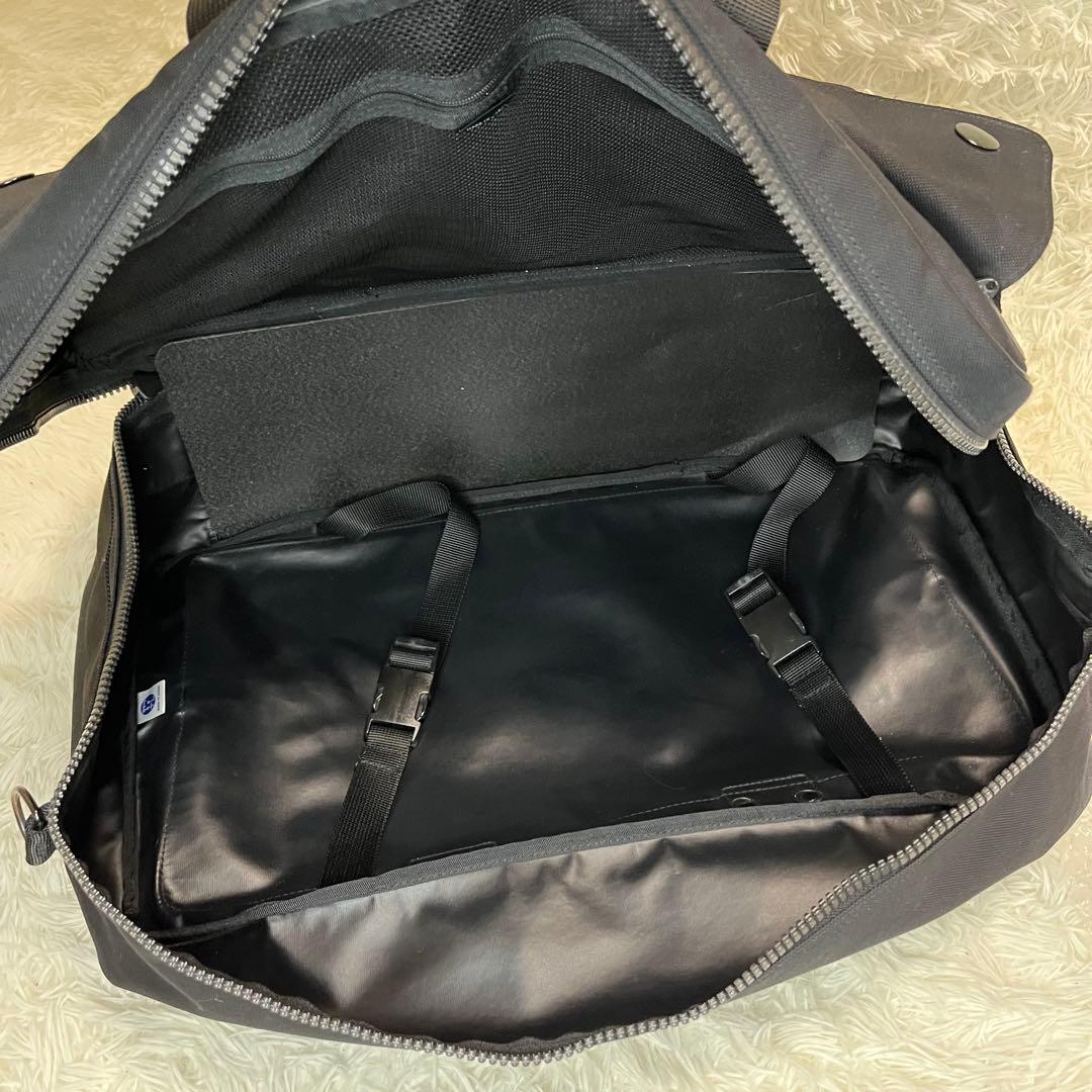 【美品】PORTER アングル ダッフルバッグ 2way 大容量 ブラック