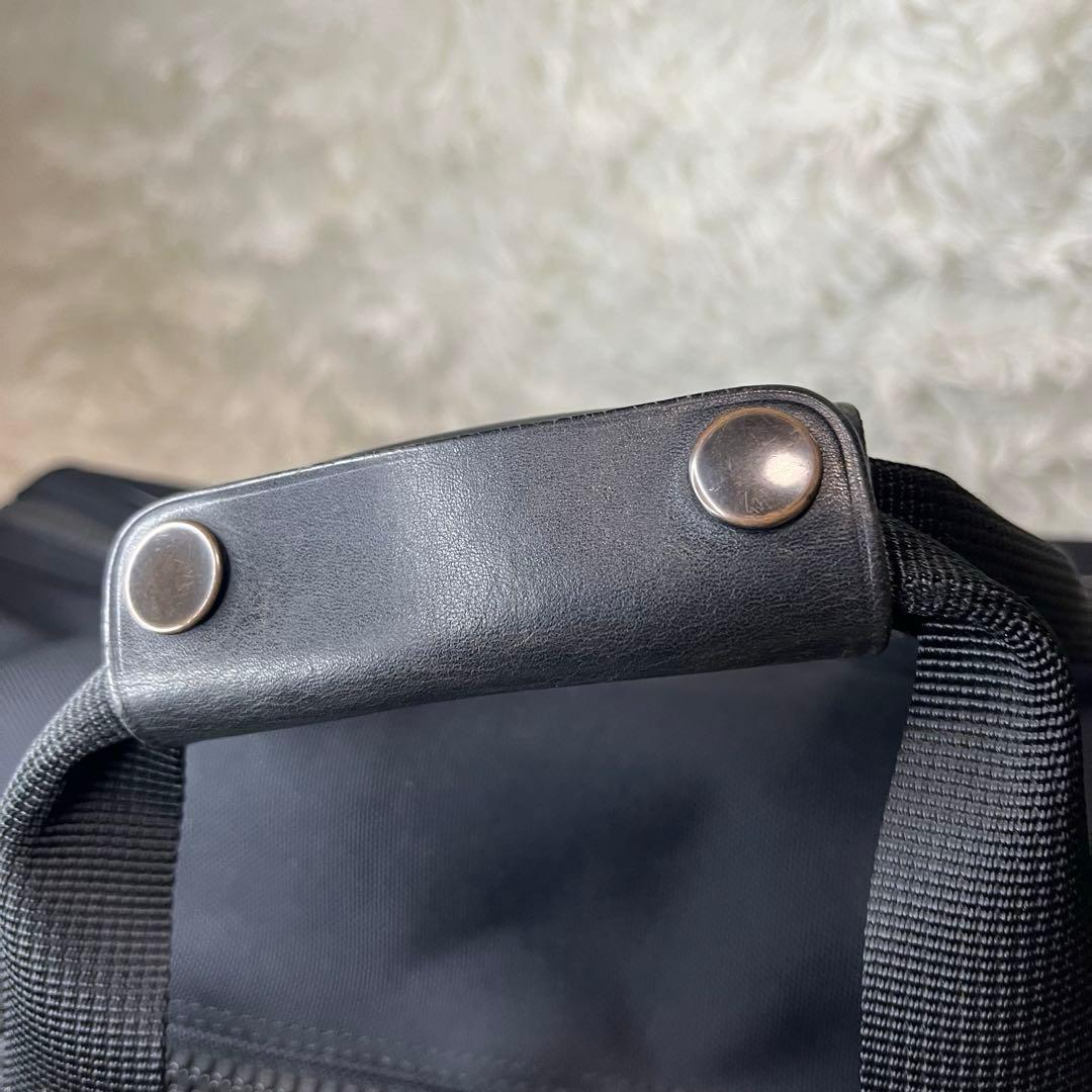 【美品】PORTER アングル ダッフルバッグ 2way 大容量 ブラック