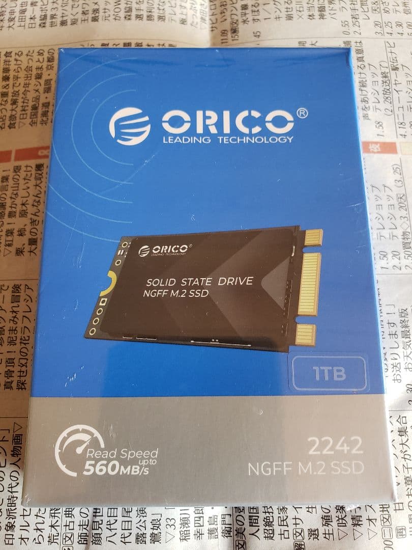 メーカー3年保証 ORICO 2242 NGFF M.2 SSD 1TB