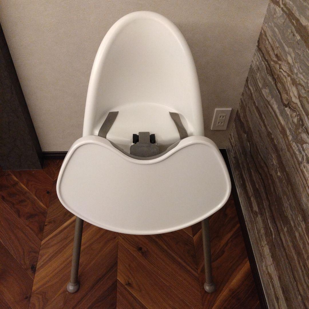 【希少！グレー脚】BabyBjorn ベビービョルン ハイチェア ハーネス付き