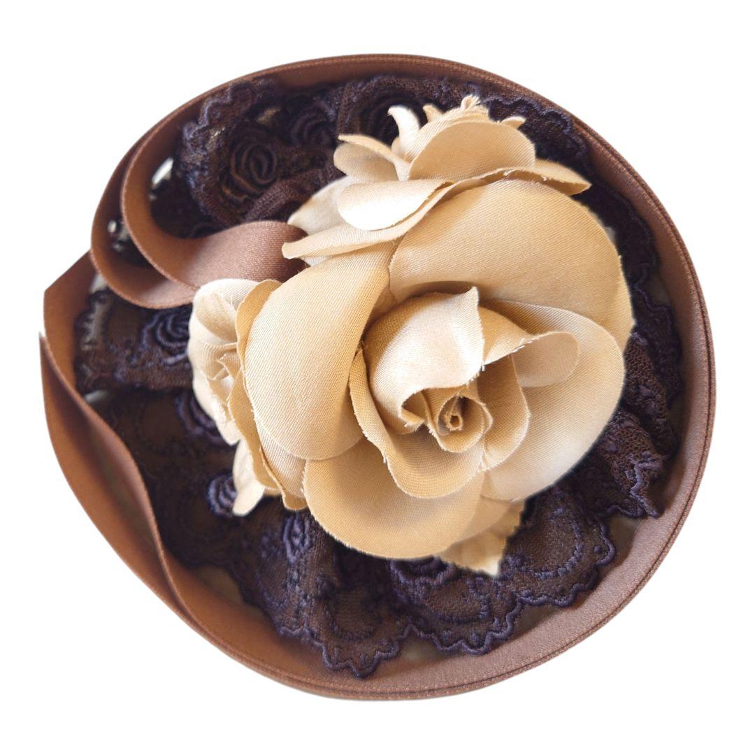 ロゼットヘッドドレス