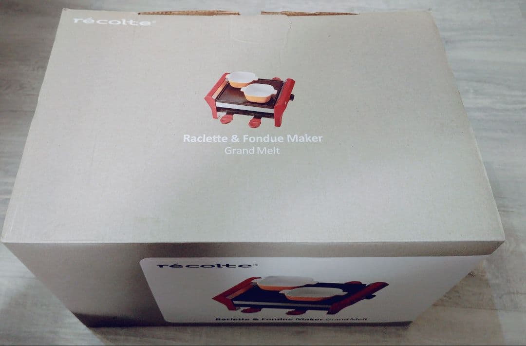 レコルトrecolte ラクレットフォンデュメーカー グランメルトホットプレート