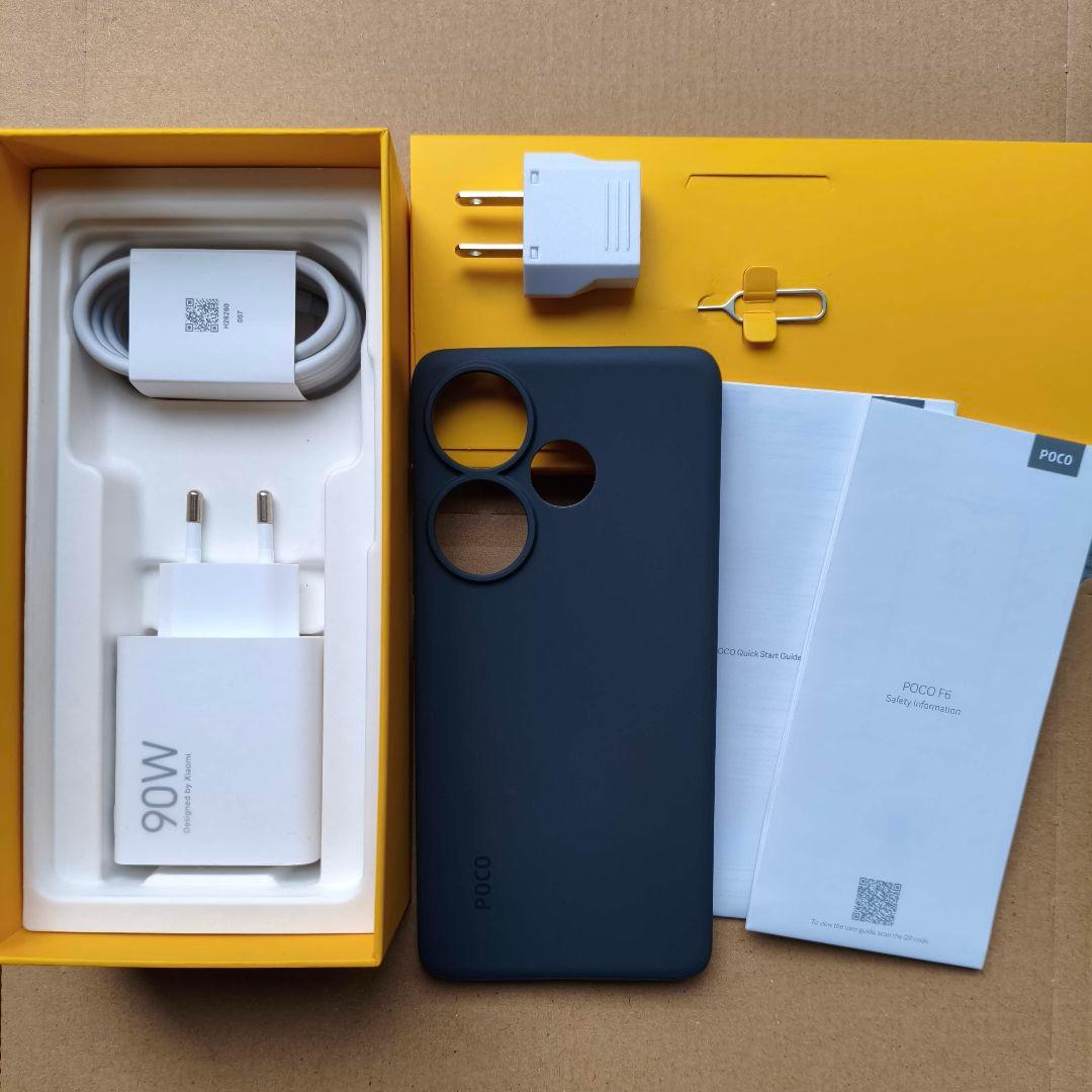 POCO F6 SIMフリー 8GB/256GB ブラック グローバル版