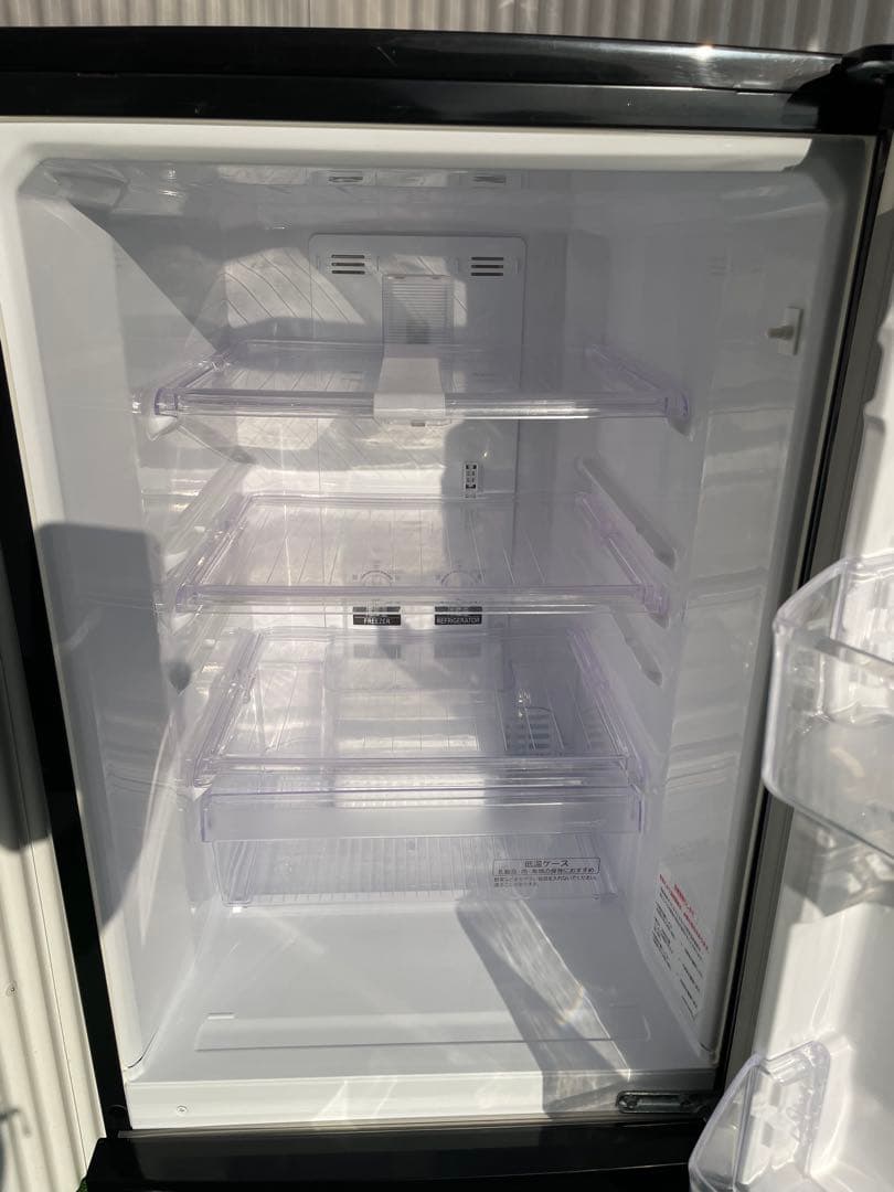 962 三菱 2ドア冷蔵庫 146L ブラック 自動霜取り 一人暮らし 単身