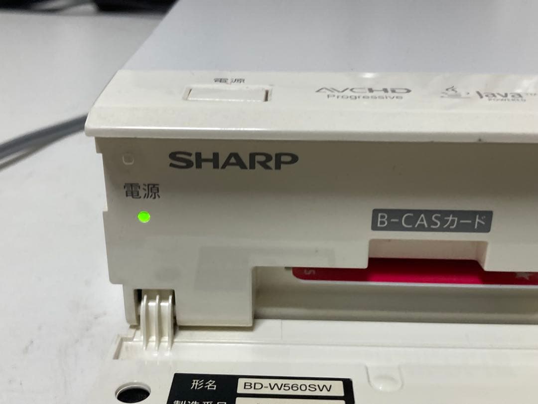 W) SHARP BDレコーダー BD-W560SW