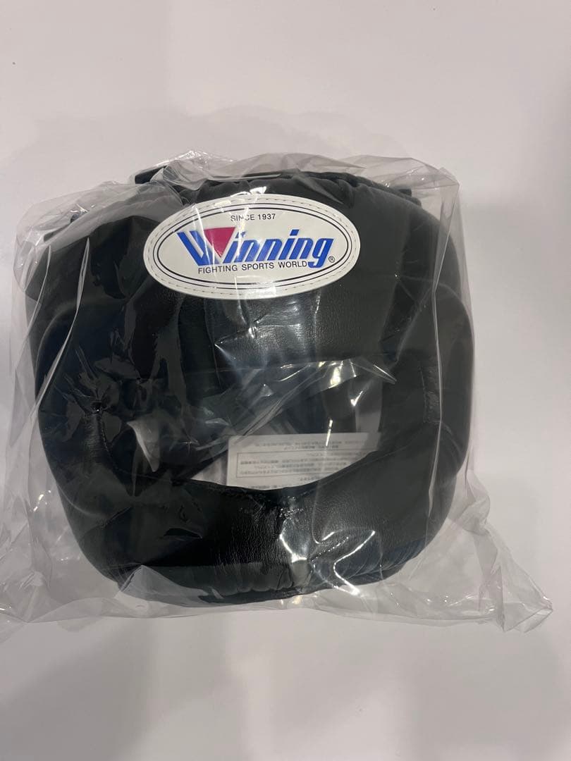 WinningフルフェイスヘッドギアLサイズ黒新品未使用正規品本日最終値下❗️