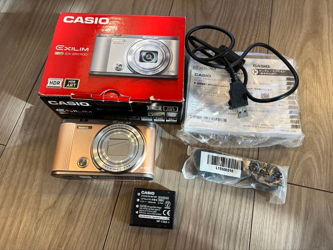 【ジャンク品】CASIO EX-ZR1700 EXILIM デジタルカメラ