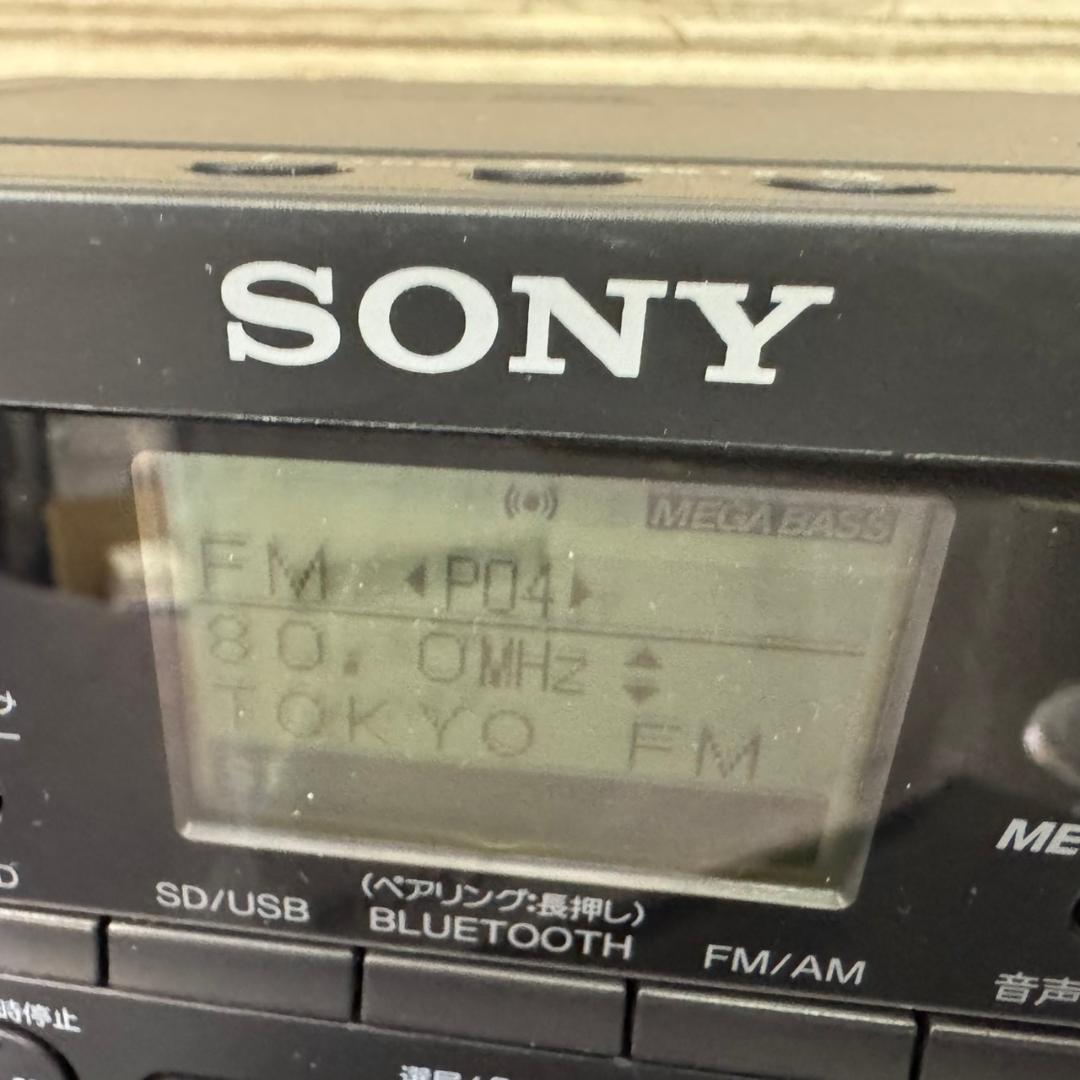 ☆ソニー　CDラジオ　ZS-RS81BT　Bluetooth対応　ワイドFM対応