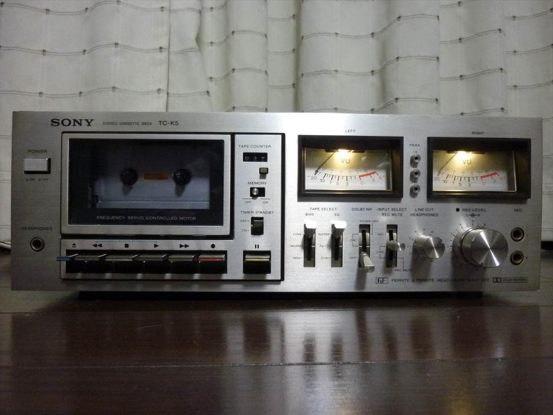 SONY ソニー カセットデッキ TC-K5修理済 全機能動作 ほぼ美品