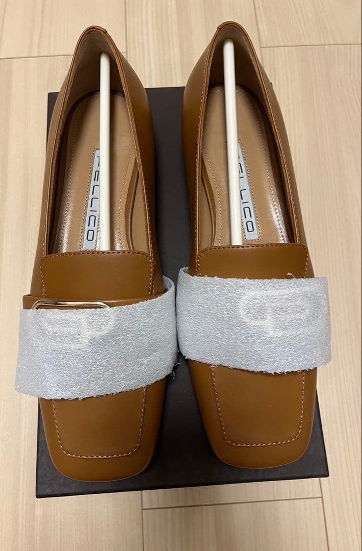 新品未使用　PELLICO CLIO 10 SC ローファー　ブラウン レザー