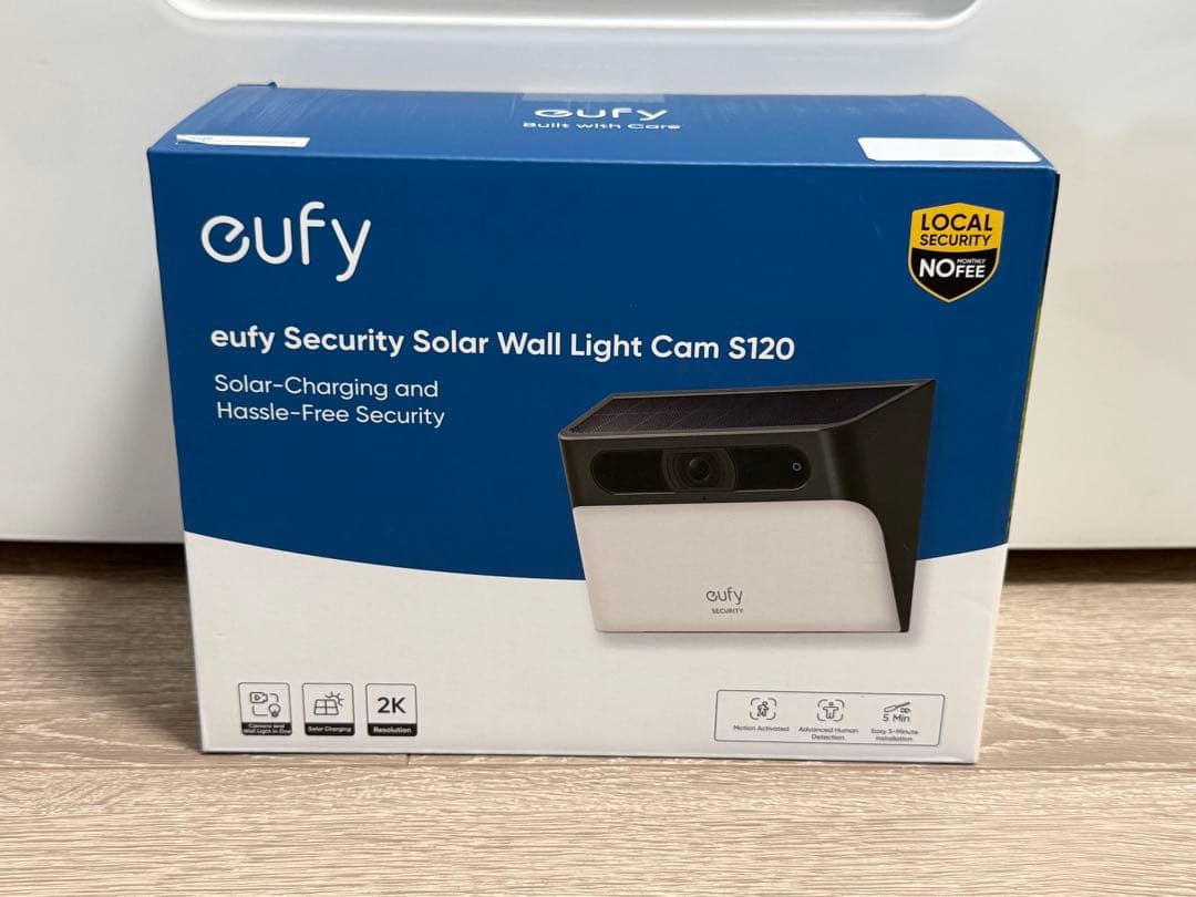 【新品未開封】anker eufy Wall Light Cam S120