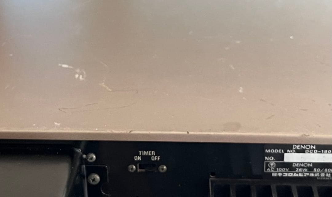 DENON　DCD-1800R　CDプレーヤ　通電確認済み　整備ベース本体