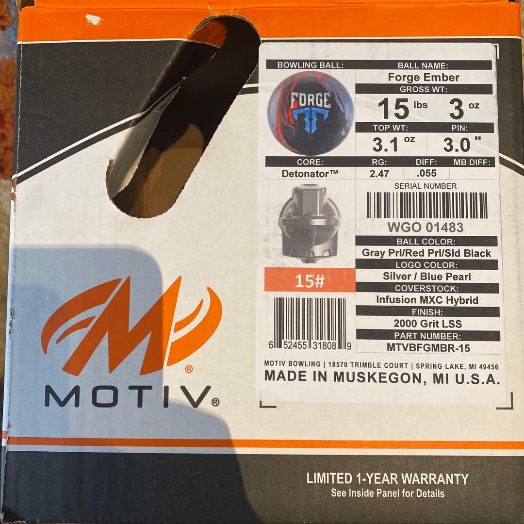 モーティブ　フォージエンバー　15ポンド　新品