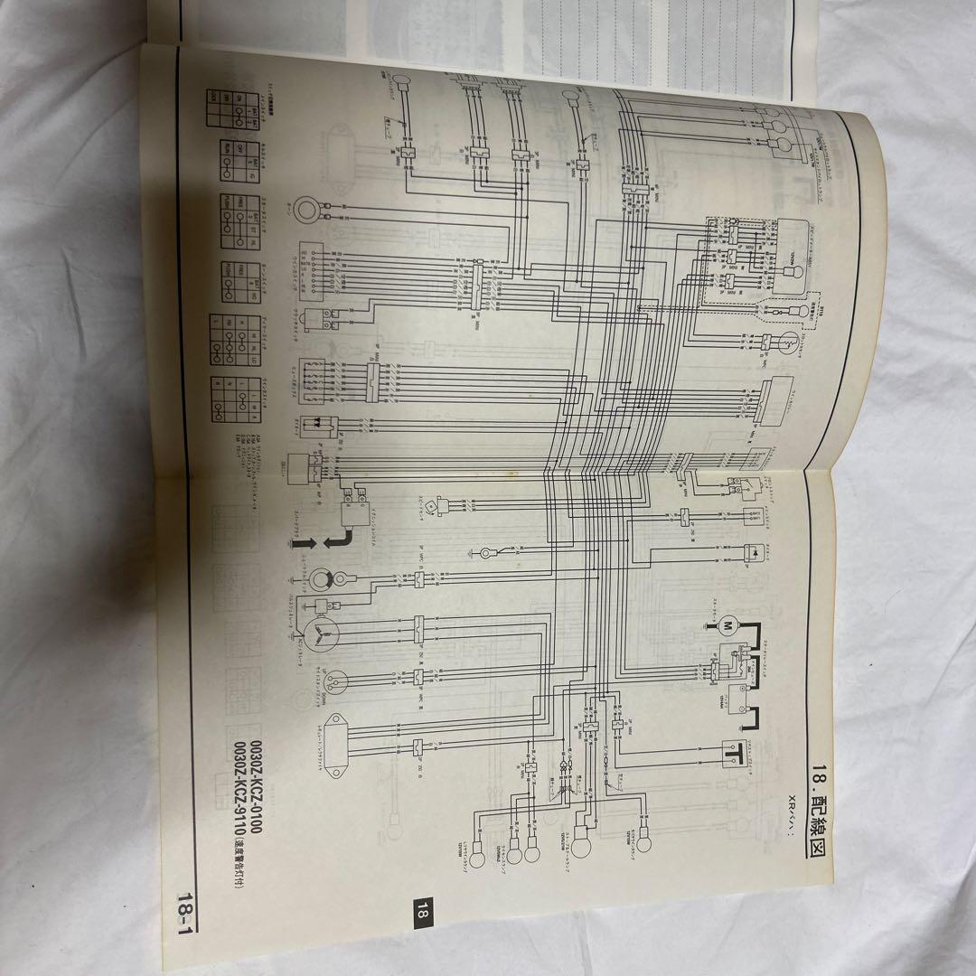HONDA XR250/XRバハ サービスマニュアル