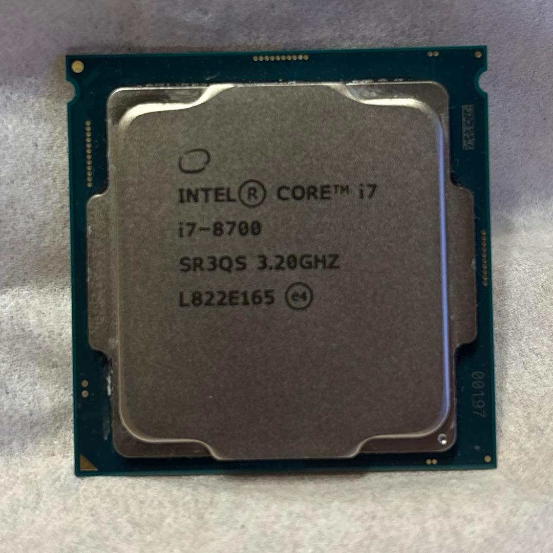 Intel Core i7-8700 3.20GHz 第8世代CPU