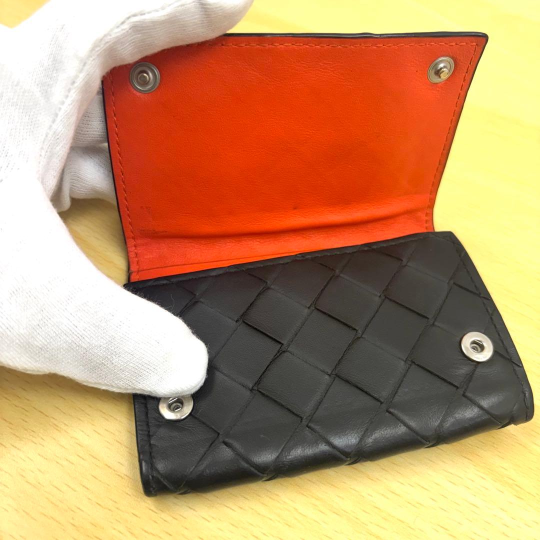 BOTTEGA VENETA ボッテガヴェネタ 6連キーケース バイカラー