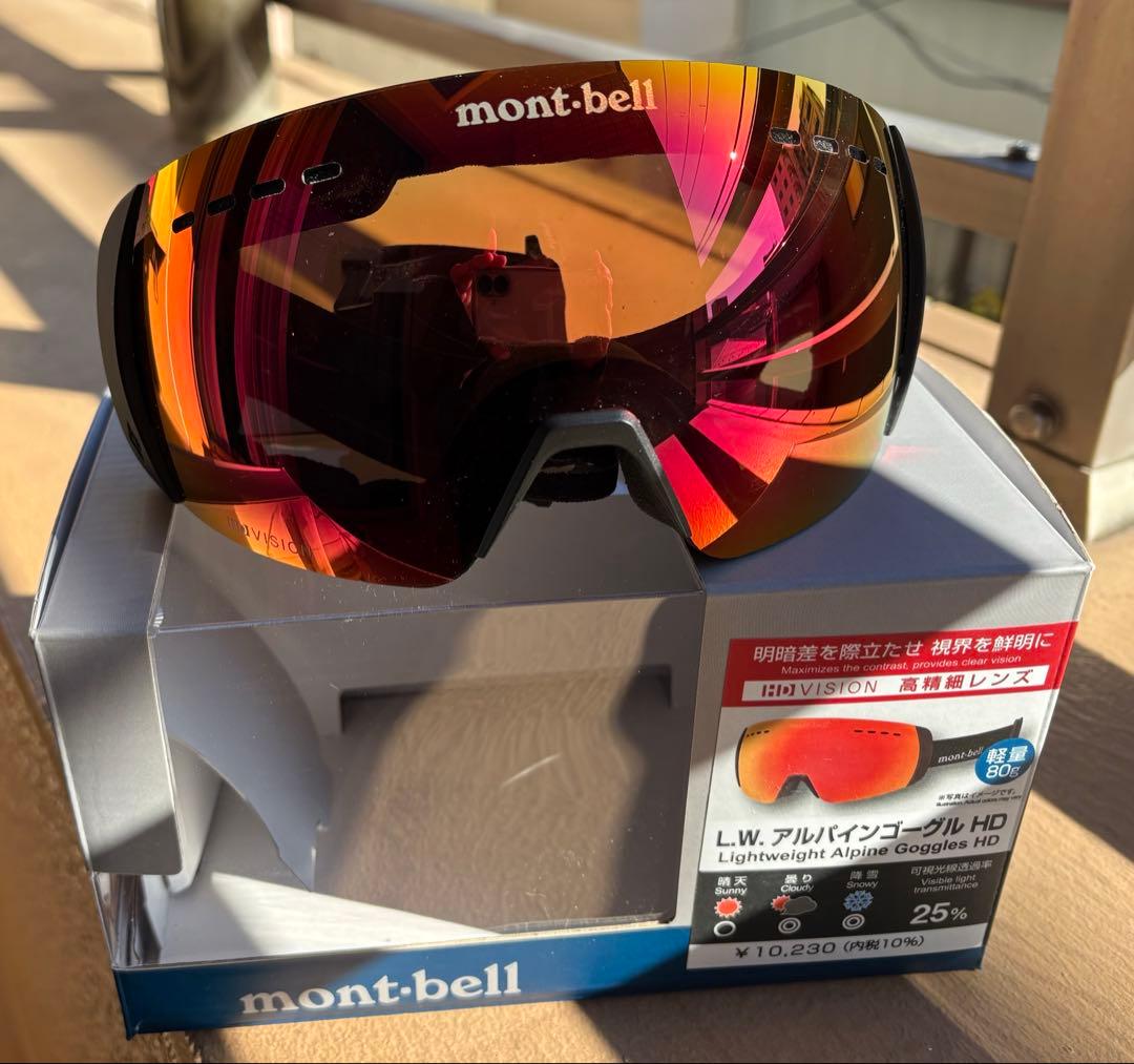 mont-bell L.W.アルパインゴーグル HD