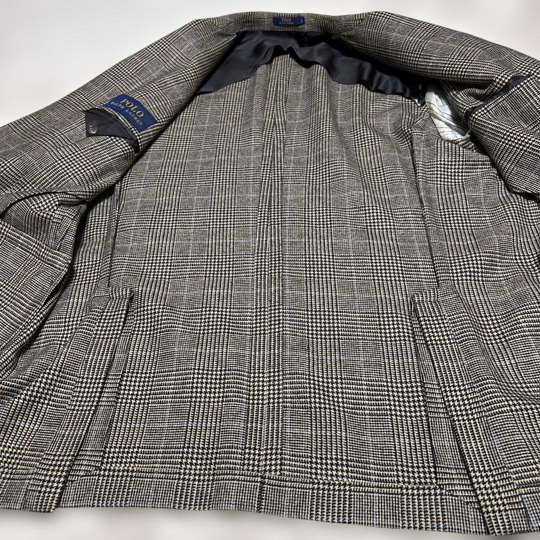 POLO RALPH LAUREN チェック柄 ダブルブレストスーツ