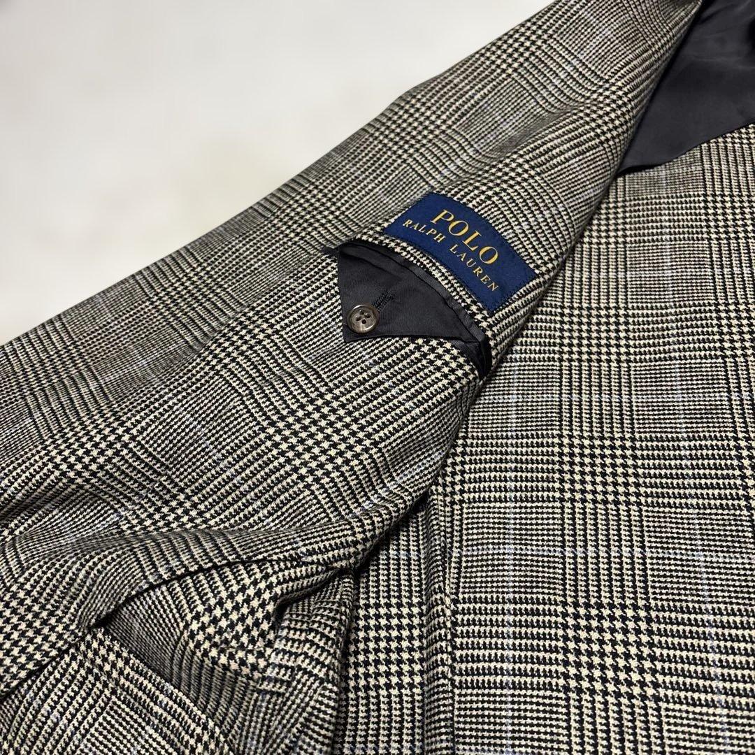 POLO RALPH LAUREN チェック柄 ダブルブレストスーツ