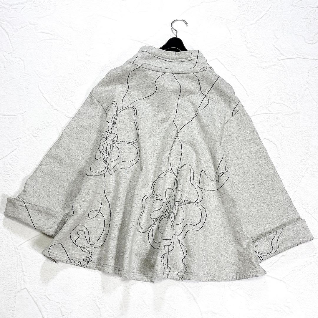 ✨美品✨2024年　慈雨　センソユニコ　糸あそび　カットソー　チュニック　花柄