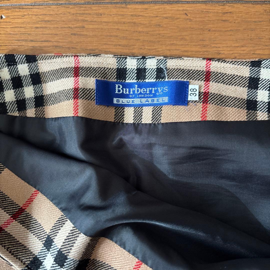 Burberrys BLUE LABELチェック柄 タイトスカート 38