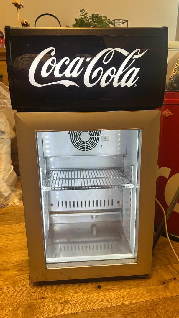 Coca-Cola 冷蔵庫 LED照明付き