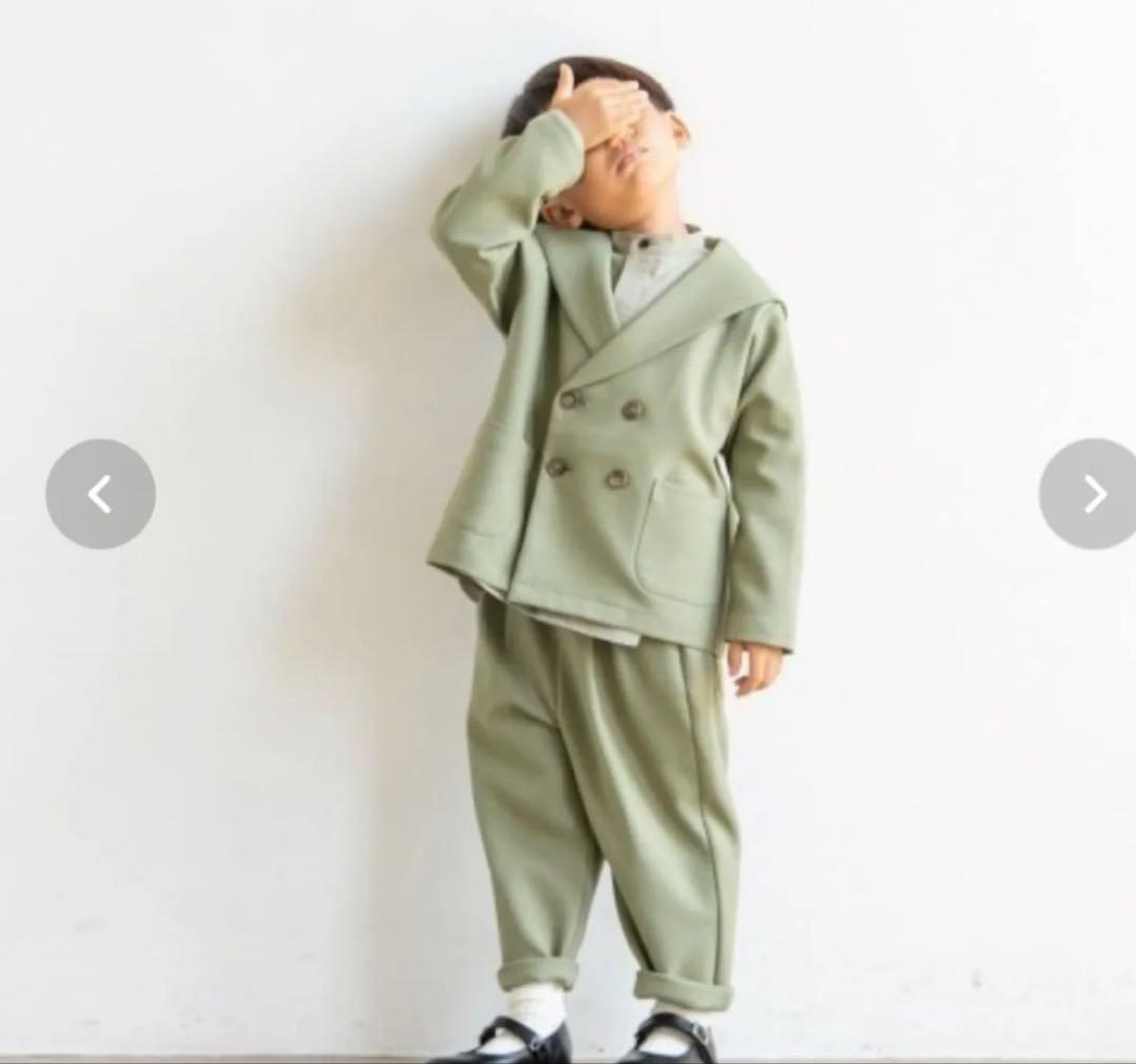 LOWRYSFARM 襟付き フォーマルセットアップ 3点セット120-130