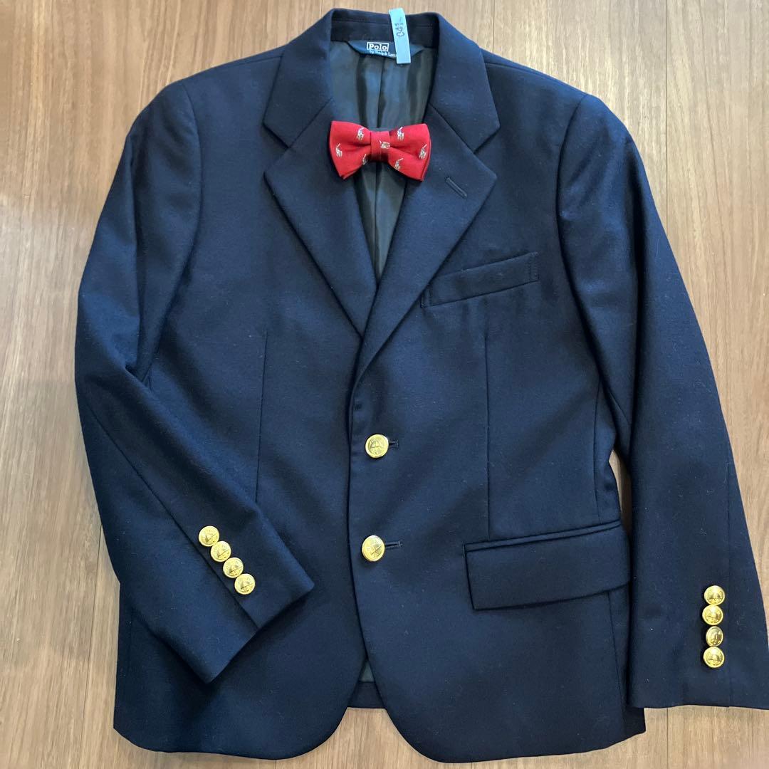 ポロラルフローレン フォーマルスーツ 紺ブレ 入学式 卒園式 男の子 130