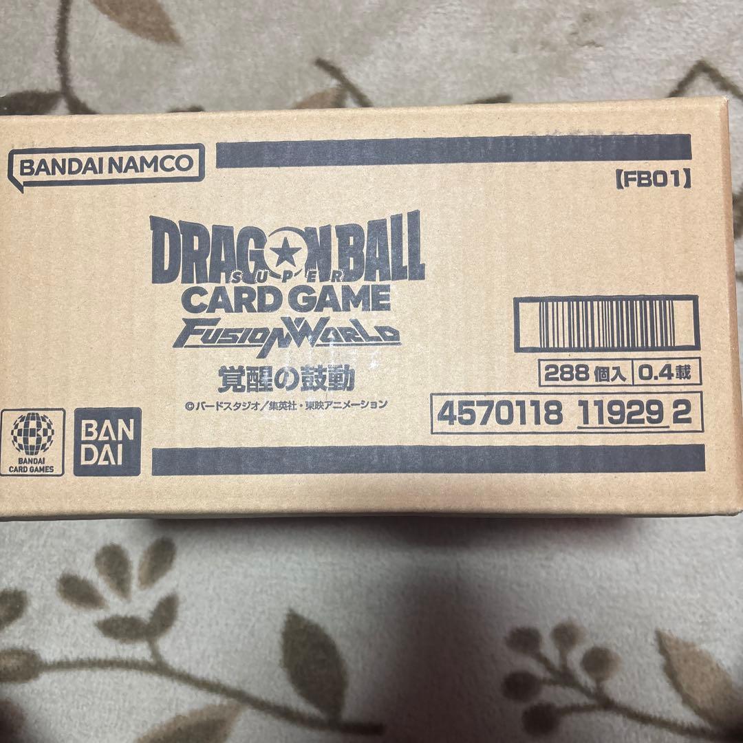 ドラゴンボールフュージョンワールド　覚醒の鼓動　1カートン　未開封