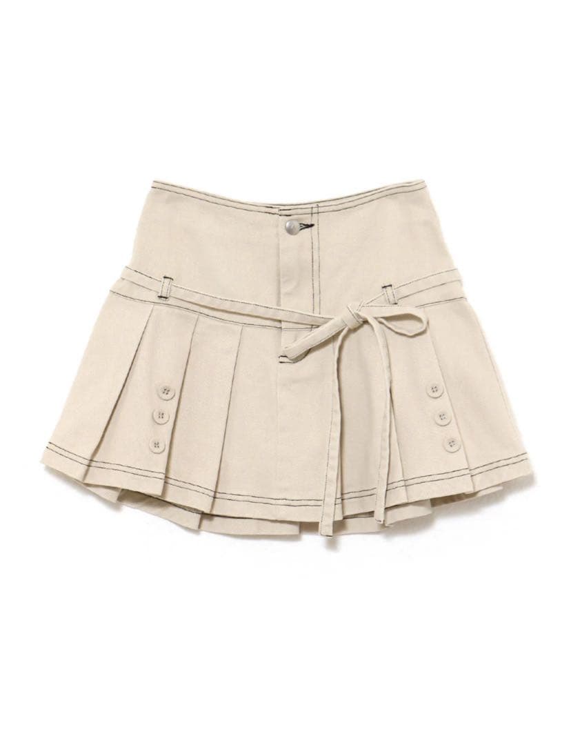 【店舗購入品】Andmary Kika button mini skirt S