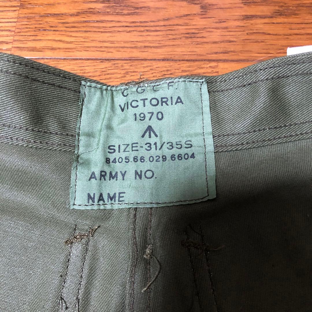 デッドストック 新品 オーストラリア軍 パンツ カーゴ ファティーグ