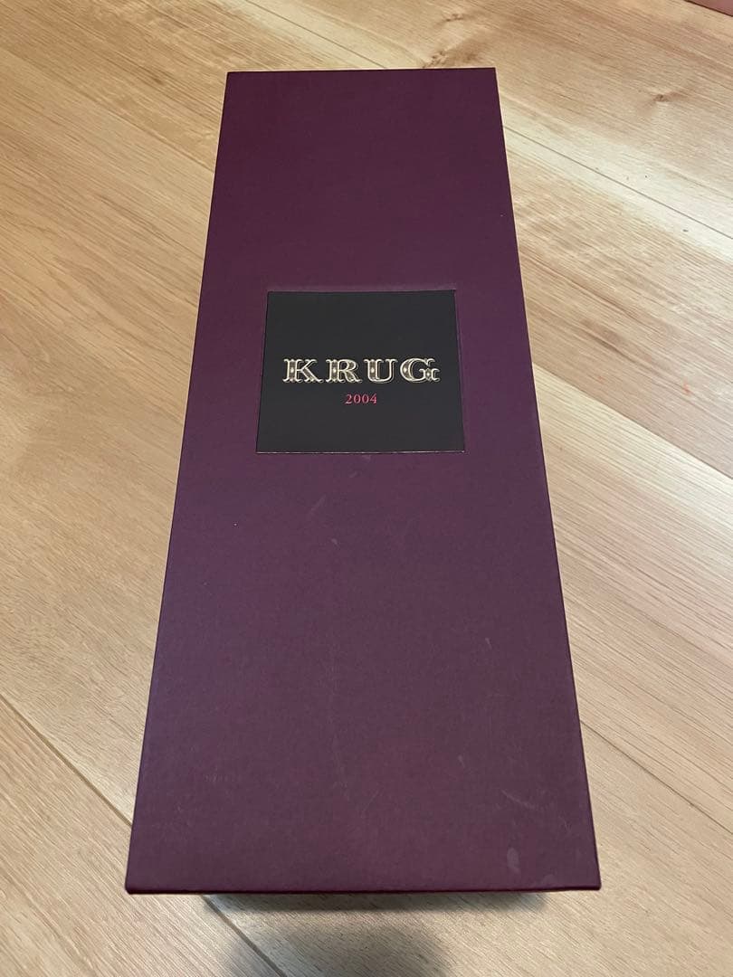 【セラー保管】クリュッグ　ビンテージ　2004 箱付き　750ml Krug