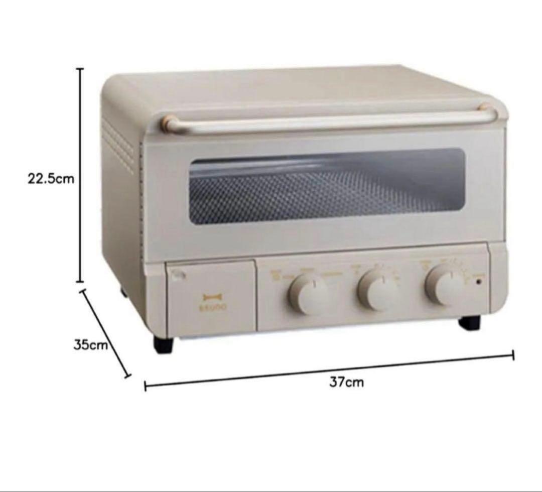 新品未使用 BRUNO crassy+ スチーム＆ベイクトースター【グレージュ】