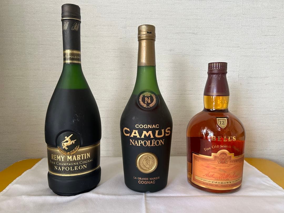 ヴィンテージ酒 3本セット　バラ売り可　レミーマルタン　ナポレオン　Camus