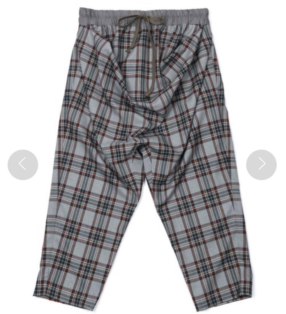 Vivienne Westwood MAN チェック ティルケトラウザー