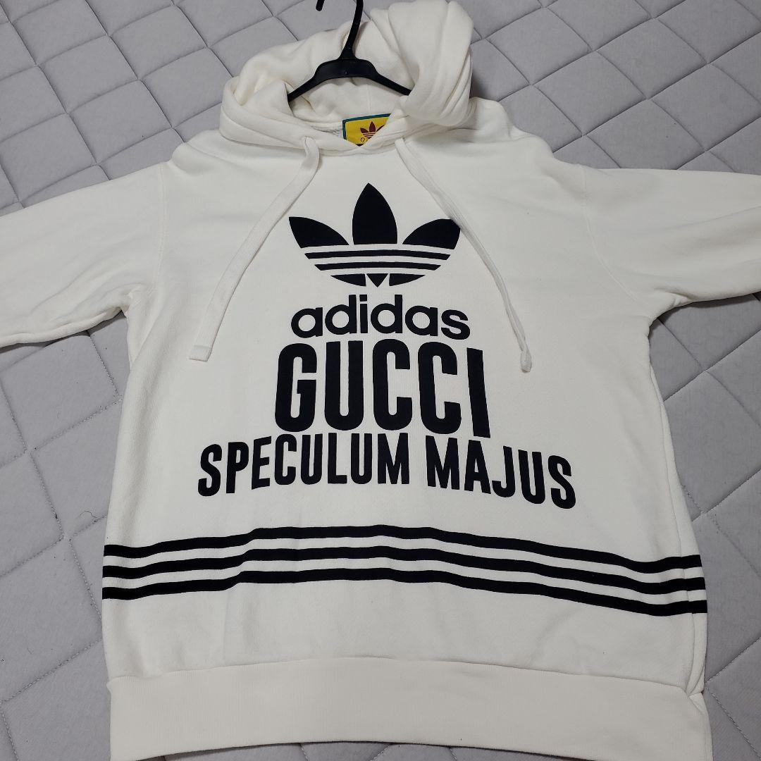 adidas GUCCI パーカー XS ホワイト