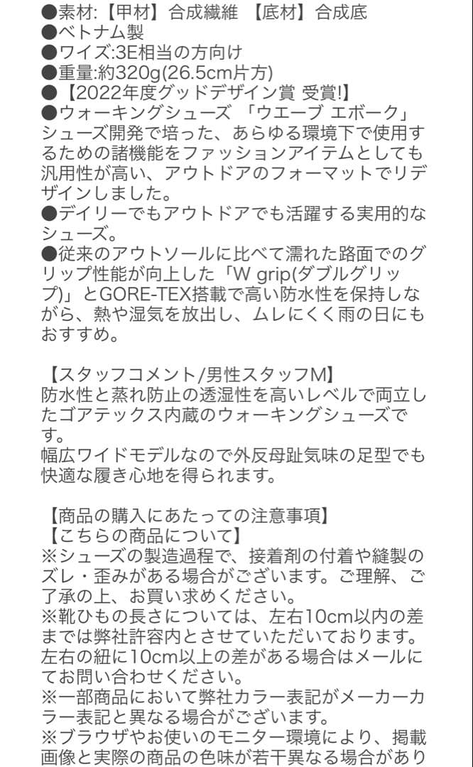 【室内試着のみ】Mizuno GORE-TEX 雨靴 ウエーブエボークgtx